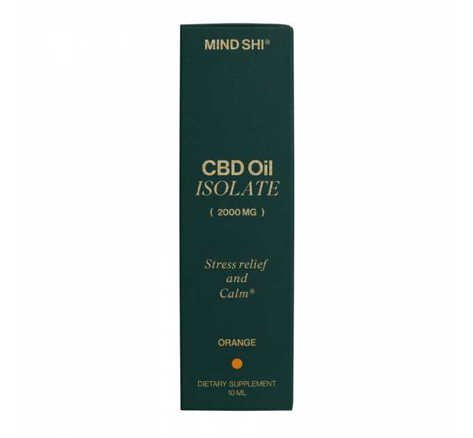 CBD Oil Isolate 2000 mg Orange - 10 ml