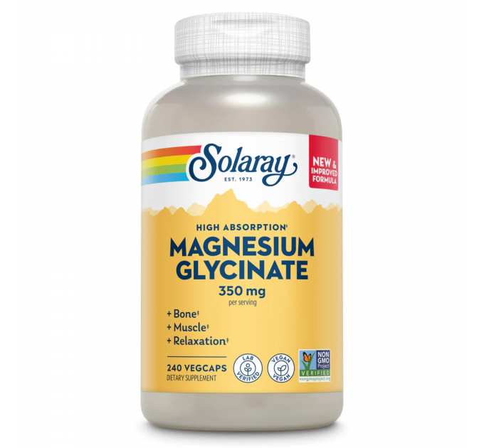 Magnesium Glycinate 350mg - 240 vcaps