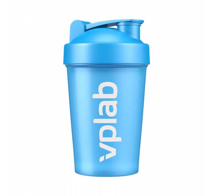 Shaker with blender ball - 500ml Cyan