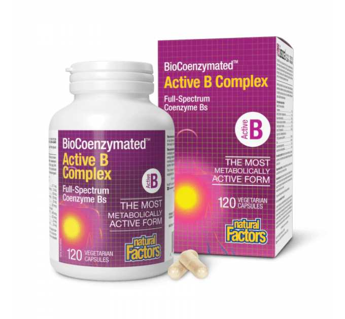 BioCoenzymated Active B Complex - 120 caps