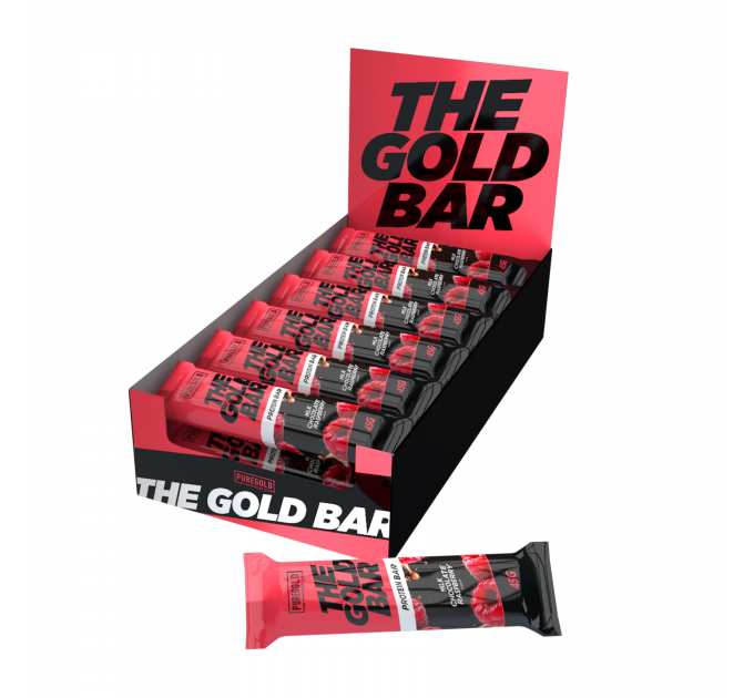 The Gold Bar - 18x45g Crispy Choco Raspberry (До 09.25)