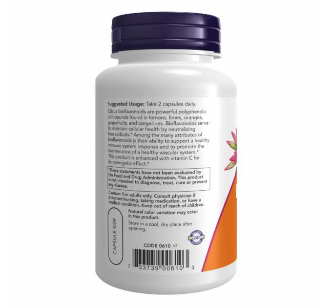 Citrus Bioflavonoids 700mg- 100 vcaps