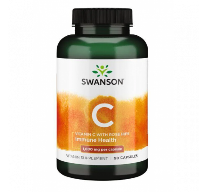 Vitamin C with Rose Hips 1000 mg - 90 caps