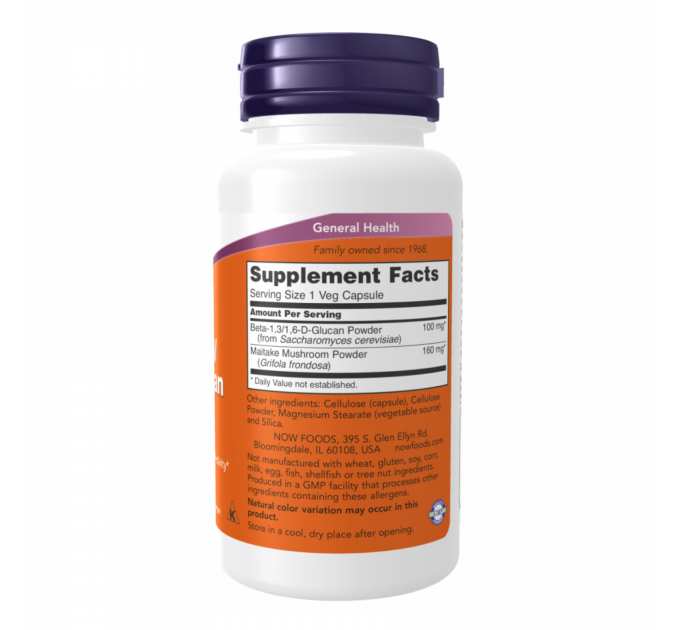 Beta-1,3/1,6-D-Glucan 100mg - 90 vcaps