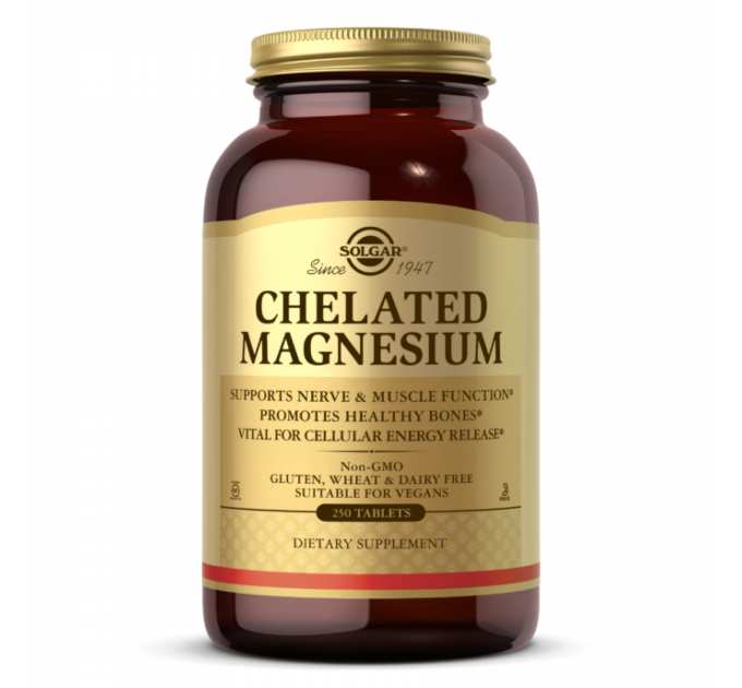 Chelated Magnesium - 250 tabs