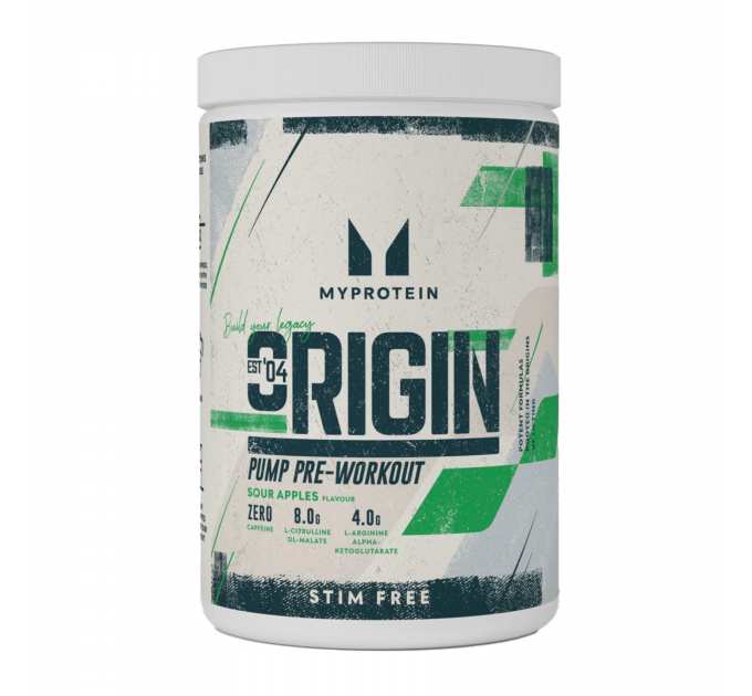 Origin Pre Workout Stim-Free Sour - 30 serv Sour Apple