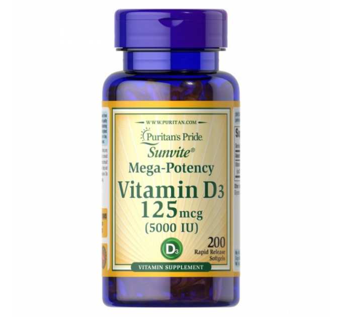 Vitamin D3 5000 IU - 200caps