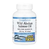 Wild Alaskan Salmon Oil 1000mg - 90 softgels