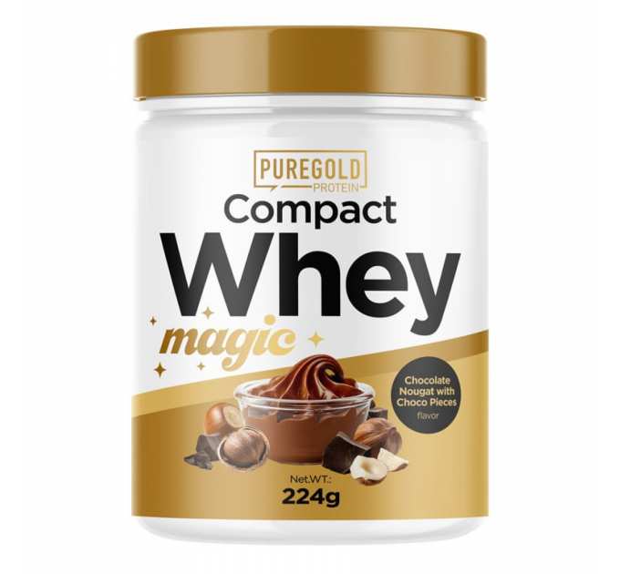 Compact Magic Whey Protein - 224g Chocolate Nougat with Choco Pieces