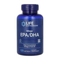 Mega EPA/DHA Omega-3 Fish Oil - 120 softgels (До 09.26)