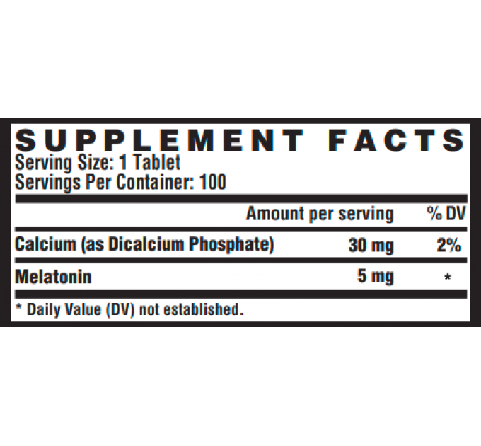 Melatonin 5 mg - 100ct