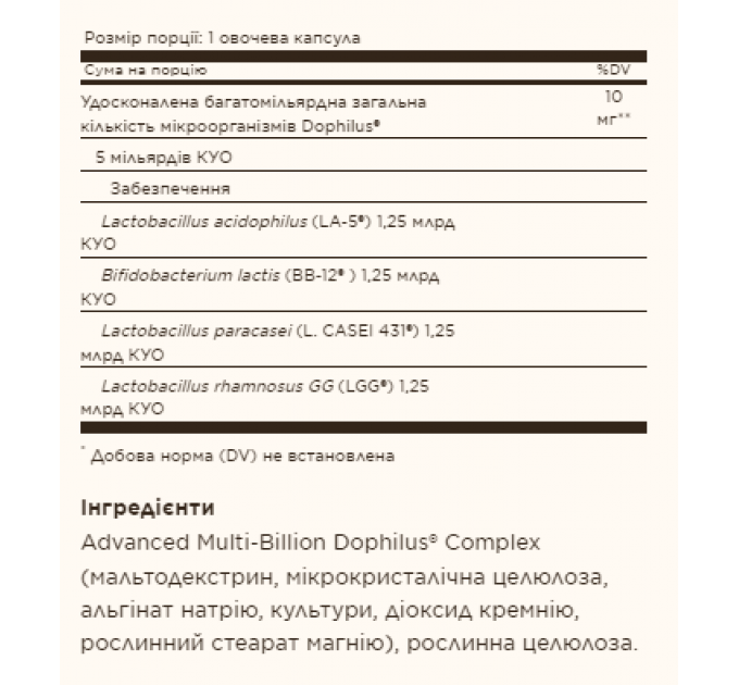 Advanced Multi-Billion Dophilus® - 60 vcaps