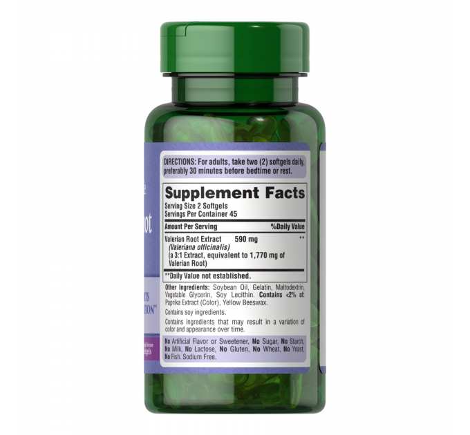 Valerian Root Extract - 90 softgels