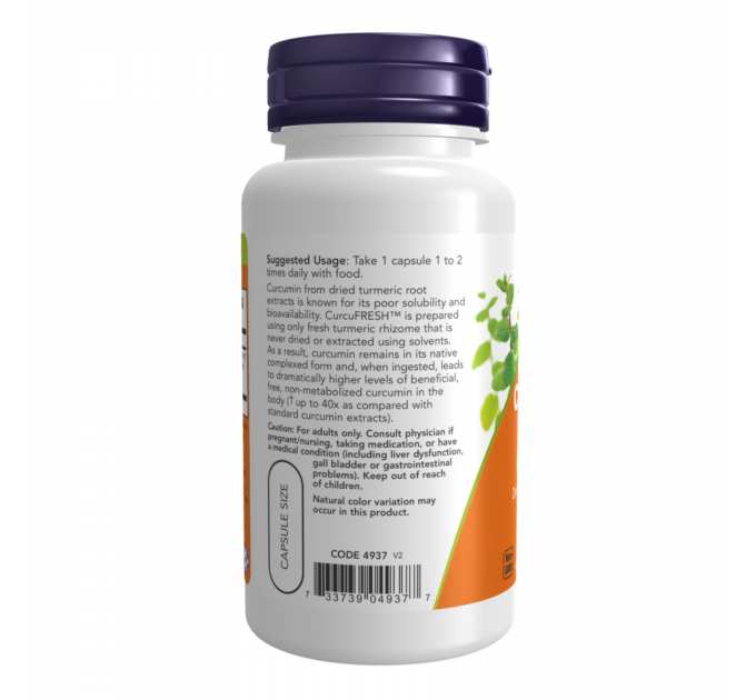 CurcuFRESH™ Curcumin 500mg - 60 vcaps