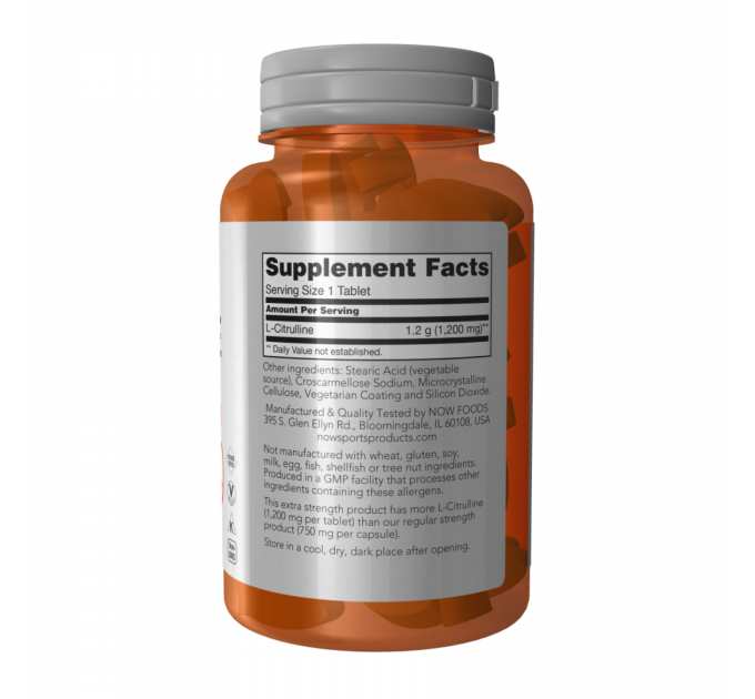 L-Citrulline 1200mg - 120 tabs