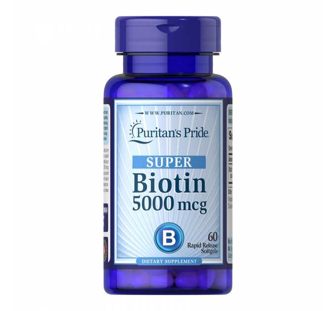 Biotin 5000 mcg - 60 softgels