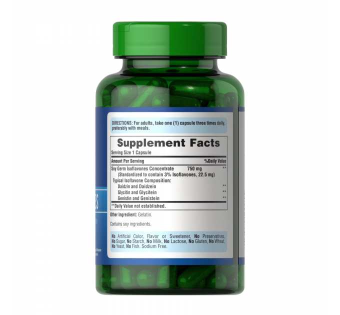 Non-GMO Isoflavones 750mg - 120 caps