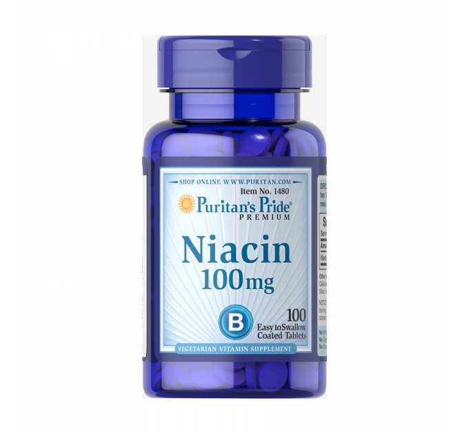 Niacin 100 mg - 100 tabs