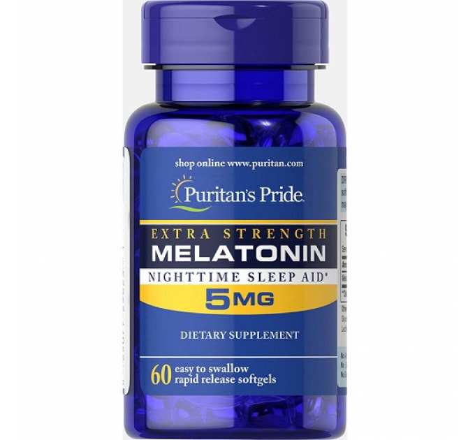 Melatonin Extra Strength 5mg - 60softgels