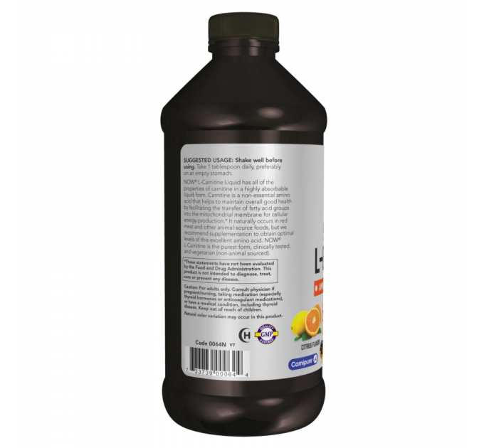 Carnitine Liquid 3000mg - 473ml