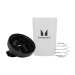 Plastic Shaker - 600ml Clear Black