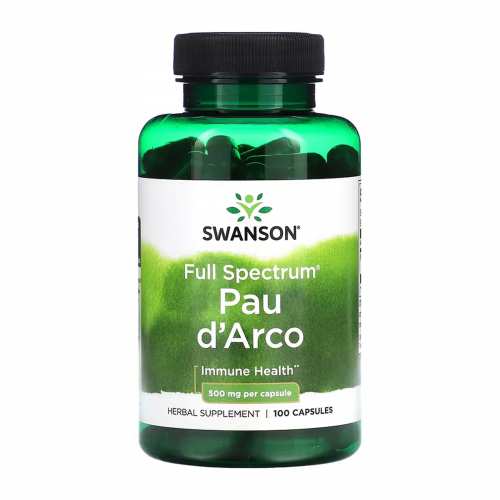 Pau d'Arco 500 mg - 100caps (Пошкоджена банка)