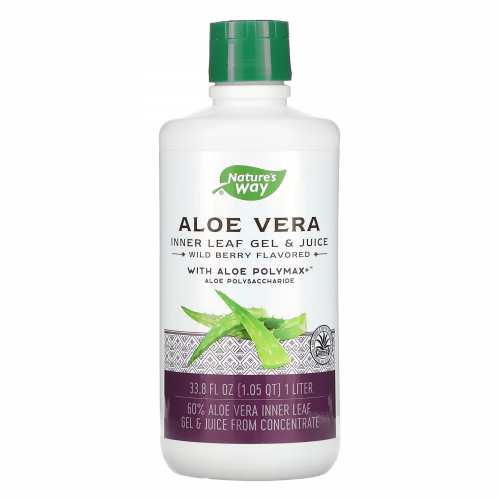 Aloe Vera Gel & Juice (Berry) - 1000 ml (Пошкоджена банка)