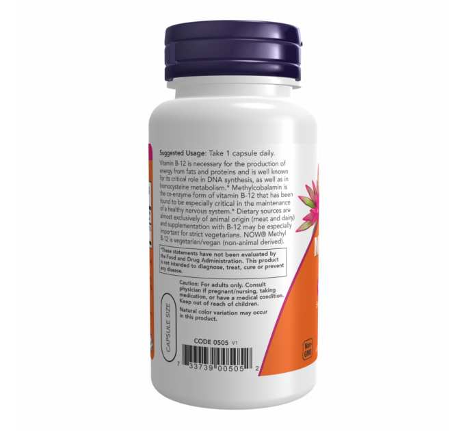 Methyl B-12 5,000mcg - 90 vcaps