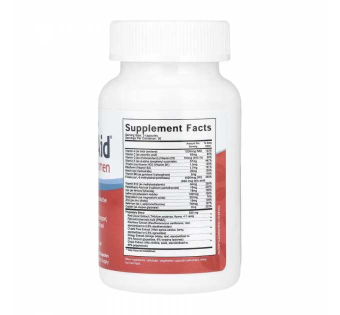 FertilAid® Multivitamin For Women - 90 caps