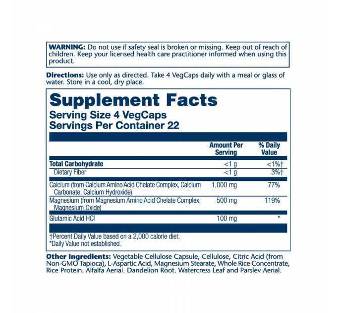 Calcium & Magnesium, AAC 2:1 - 90 caps