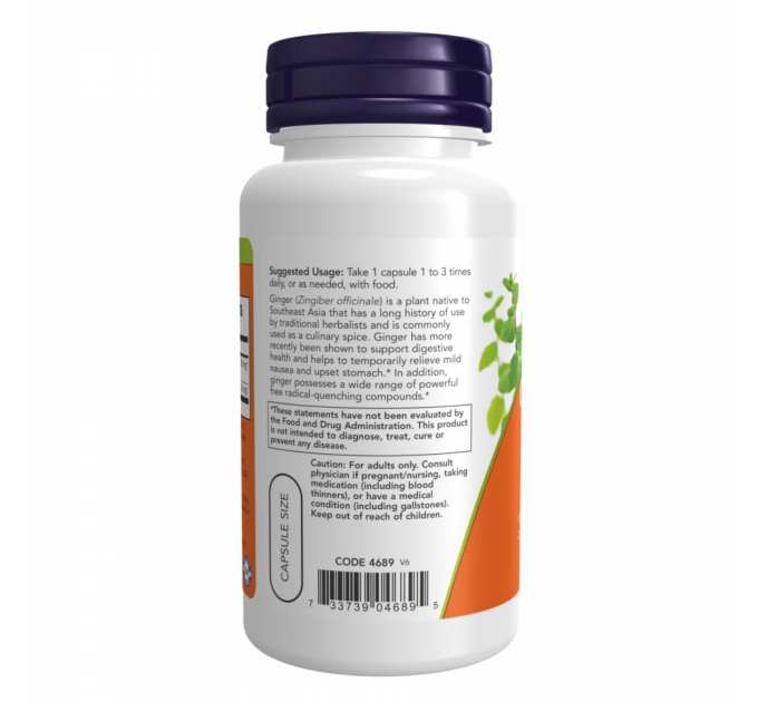 Ginger Root Extract 250mg - 90 vcaps