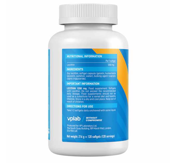 Lecithin 1200 mg - 120 Softgels