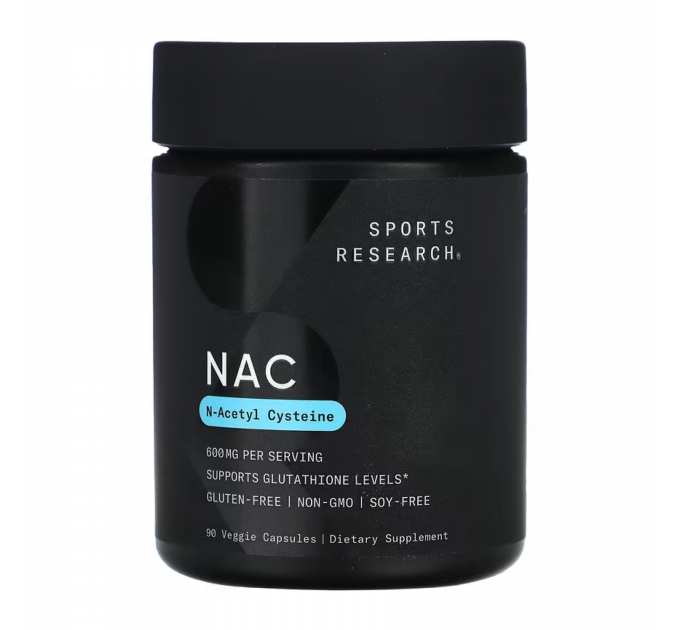 NAC - N-Acetyl-L-Cysteine 600mg - 90 vcaps