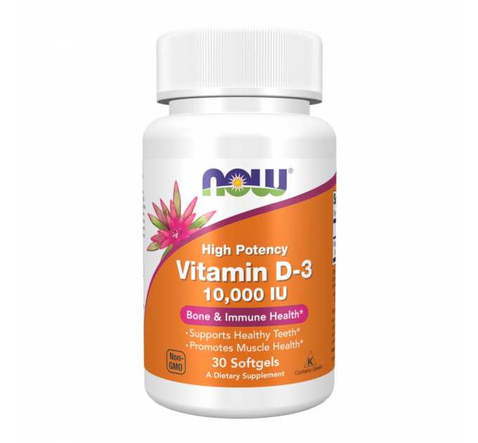 Vitamin D-3 10,000 IU - 30 softgels