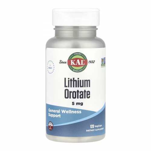 Lithium Orotate 5mg - 120 vcaps