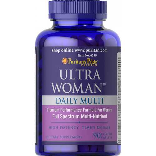 Ultra Woman™ Max Daily Multi Multivitamin - 90 caps (Пошкоджена банка) Ultra Woman™ Max Daily Multi Multivitamin - 90 caps (Пошкоджена банка)
