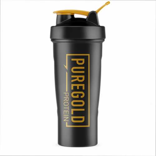 Shaker - 700ml Black-Gold
