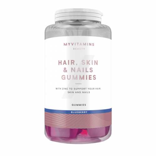 Hair Skin and Nails Gummies - 60 Gummies Blueberry