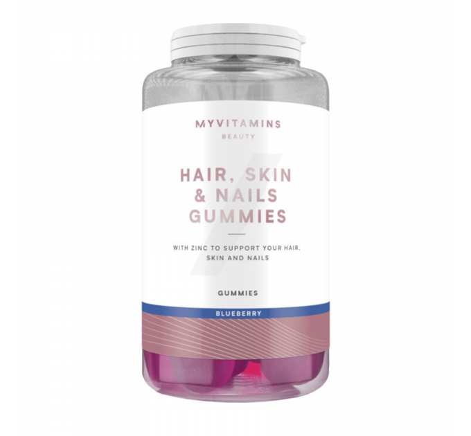 Hair Skin and Nails Gummies - 60 Gummies Blueberry