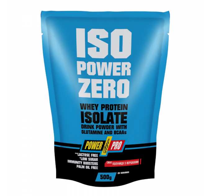 ISO Power Zero - 500g Strawberry With Cream