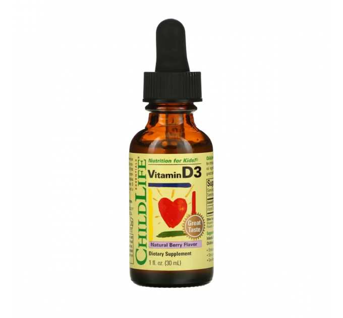 Vitamin D3 (Liquid) - 30ml Berry (Пошкоджена кришка)