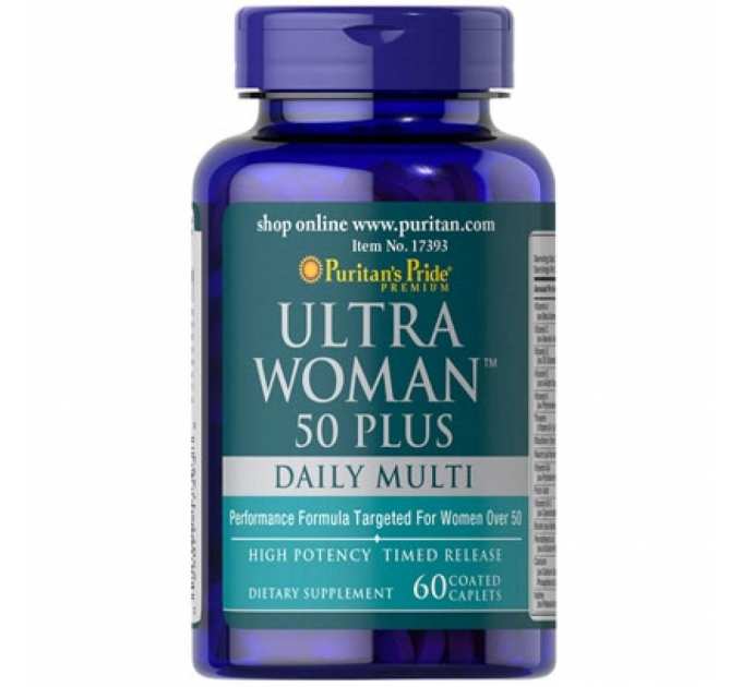 Ultra Woman™ 50 Plus Multi-Vitamin - 60 Caplets