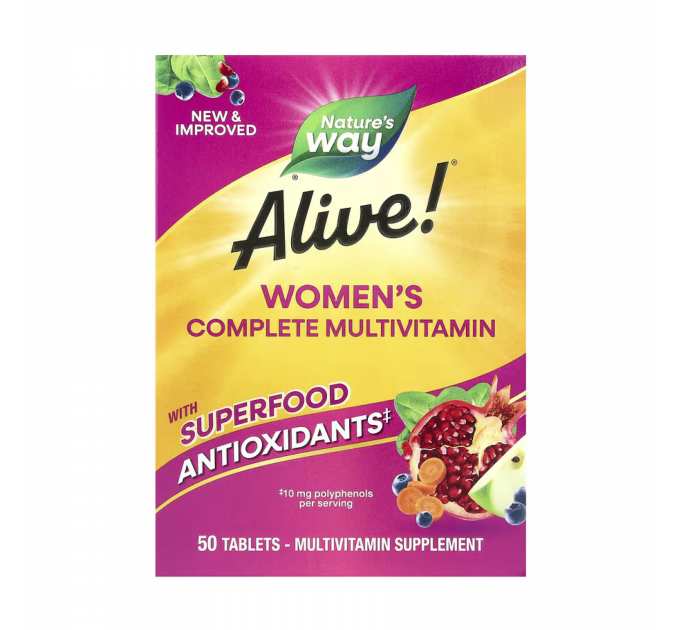 Alive!® Women's Complete Multivitamin - 50 tabs