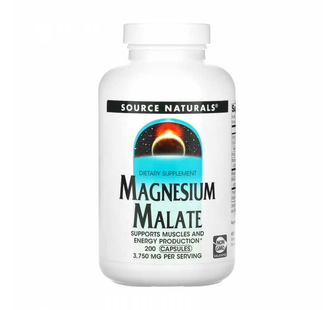 Magnesium Malate 625mg - 200 caps