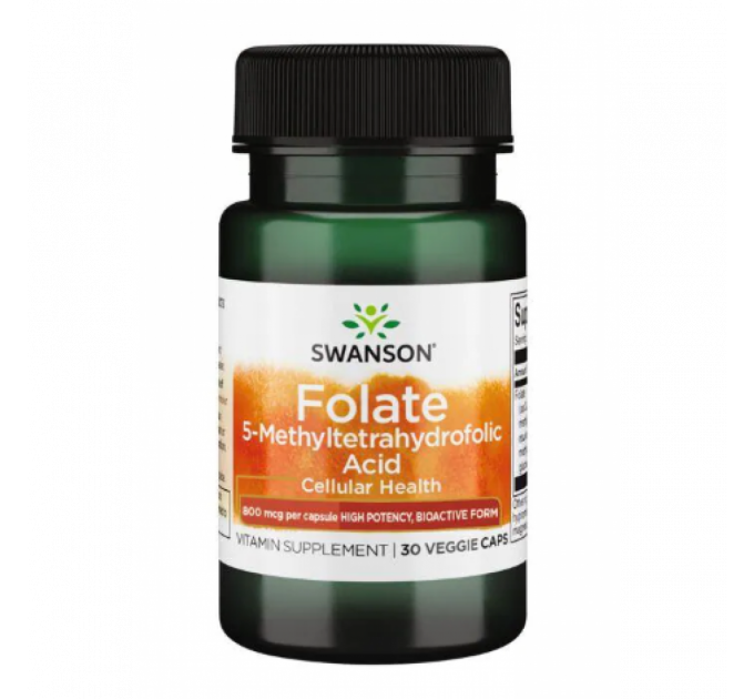 Folate 800mcg - 30veg caps