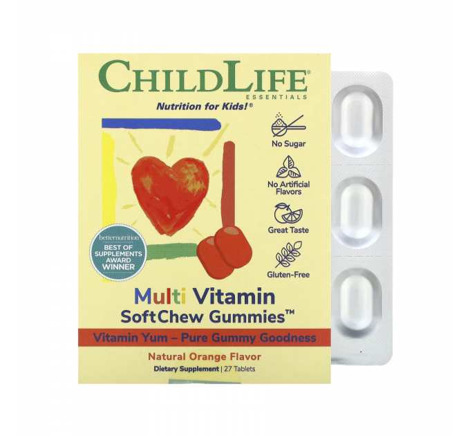 Multi Vitamin SoftChew Gummies - 27 tabs