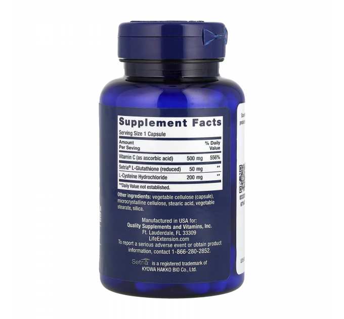 Glutathione Cysteine & C - 100 caps