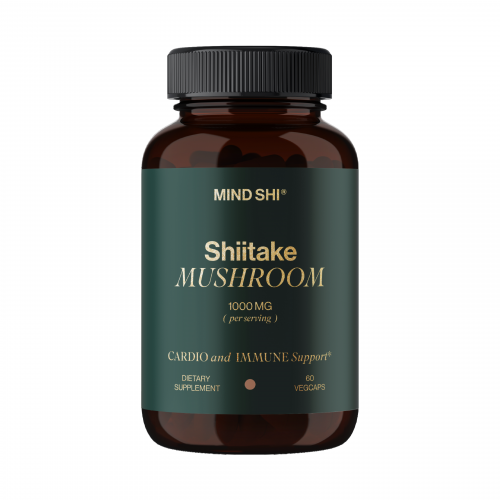 Shiitake Mushroom 1000 mg - 60 vegcaps (10+2 в подарунок!)