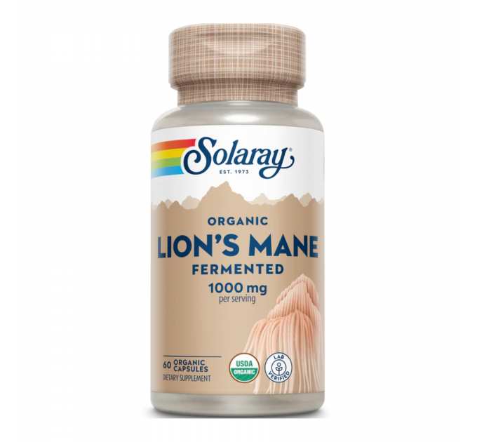 Organic Lion's Mane Fermented 1000mg - 60 caps