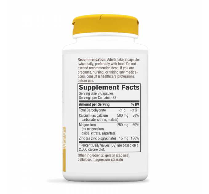 Calcium-Magnesium-Zinc - 250 caps